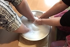 フットバス&精油選定